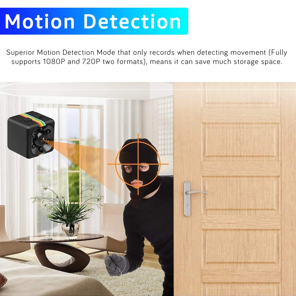 كاميرا SQ11 صغيرة عالية الدقة 1080 بكسل