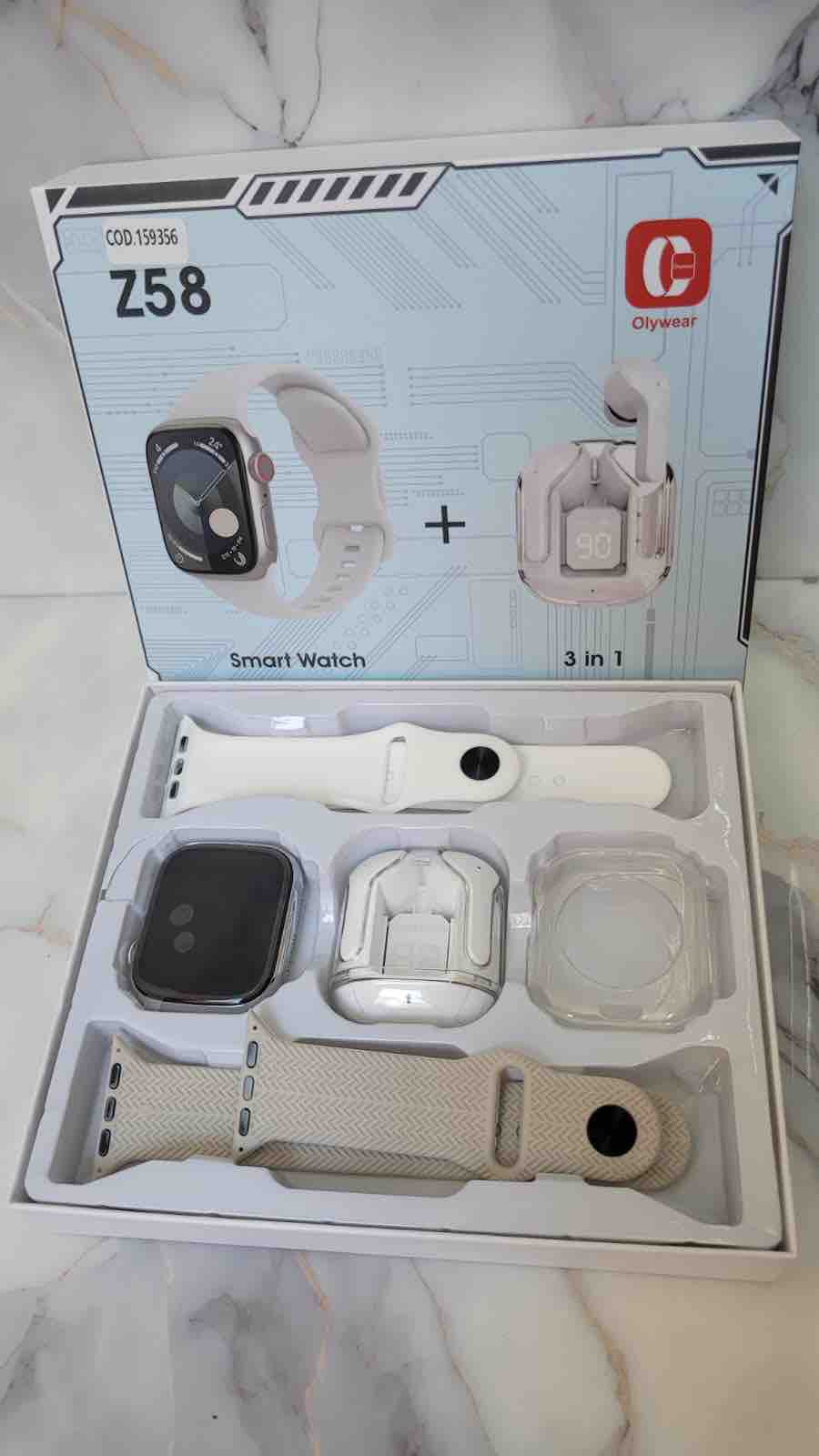 طقم ساعة ذكية olywear Z58