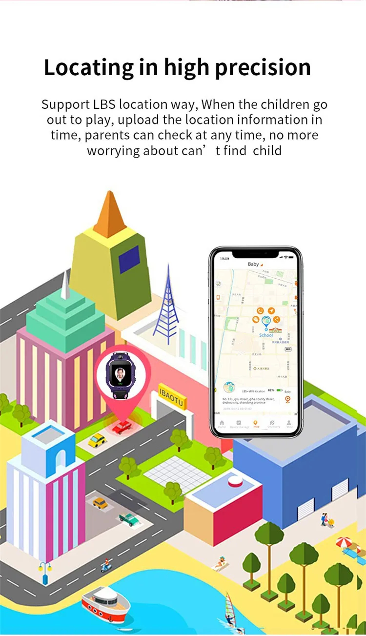 Montre intelligente pour enfants