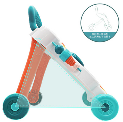 Trotteur d'activités multifonctionnel Déambulateur polyvalent 3 en 1