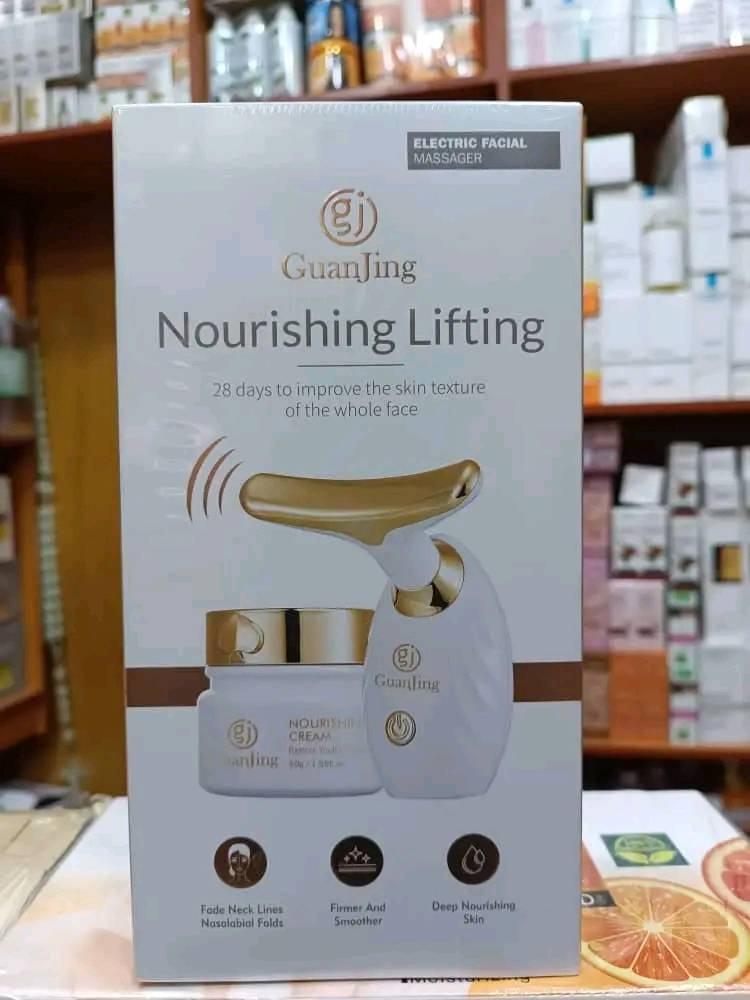 Masseur facial électrique et crème GuanJing
