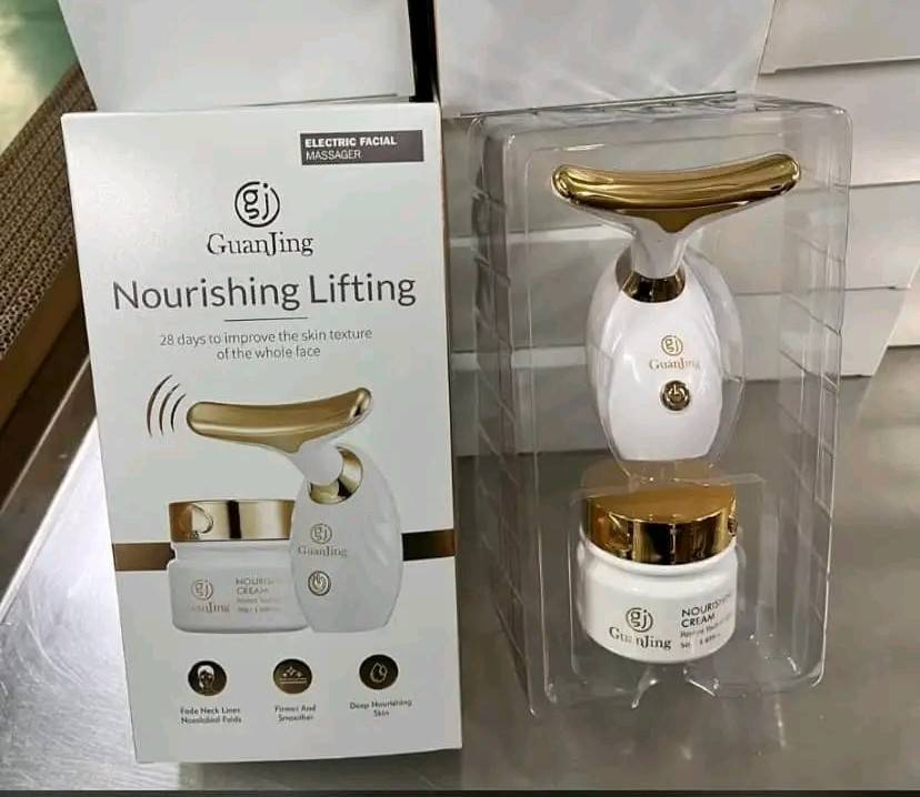 Masseur facial électrique et crème GuanJing