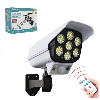 Lampe caméra à capteur solaire